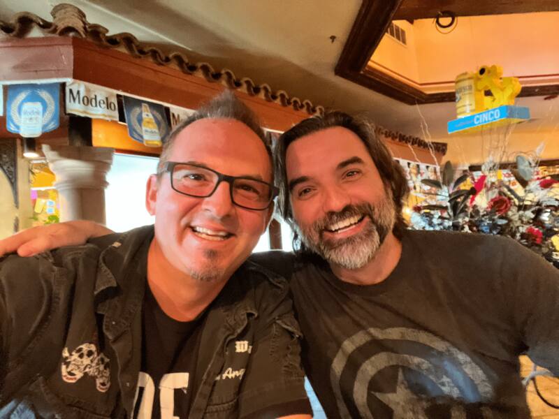 Adam and Pete Mitchell