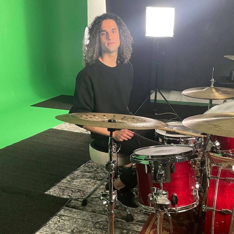 Zachary Siddiqui on drums